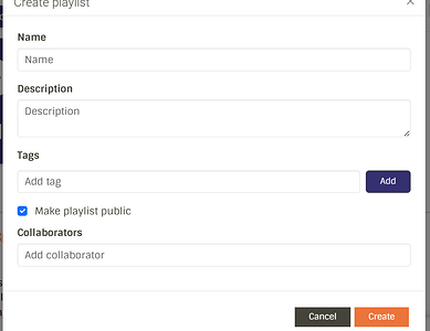 Adding tags to playlist