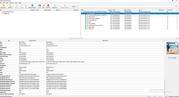 2.after - discnumber has been overwritten