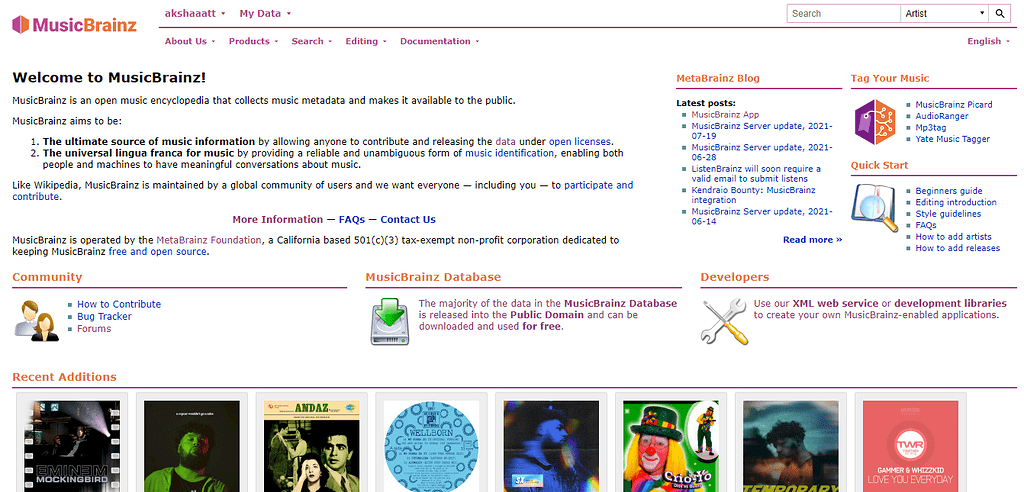 MusicBrainz Web Design Revamp? - MusicBrainz - MetaBrainz Community ...